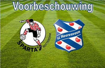 Voorbeschouwing Sparta Rotterdam - SC Heerenveen
