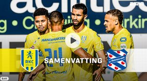 Samenvatting RKC Waalwijk - SC Heerenveen, plus interviews