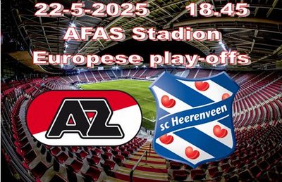 SC Heerenveen heeft niets in te brengen tegen AZ