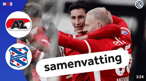 Samenvatting AZ - SC Heerenveen