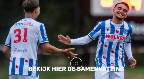 sc Heerenveen trapt af met dubbele cijfers: 