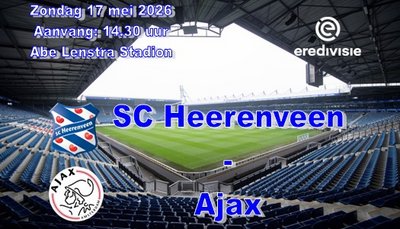 SC Heerenveen houd de 0-0 tegen Ajax mede dankzij Bernt Klaverboer