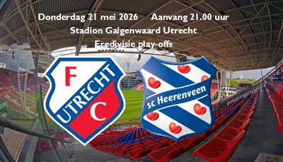 SC Heerenveen verliest van FC Utrecht in play-offs en is het seizoen over
