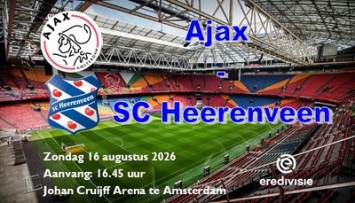 SC Heerenveen neemt weer een punt mee uit Amsterdam 