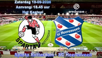 Ruime winst voor SC Heerenveen op Het Kasteel